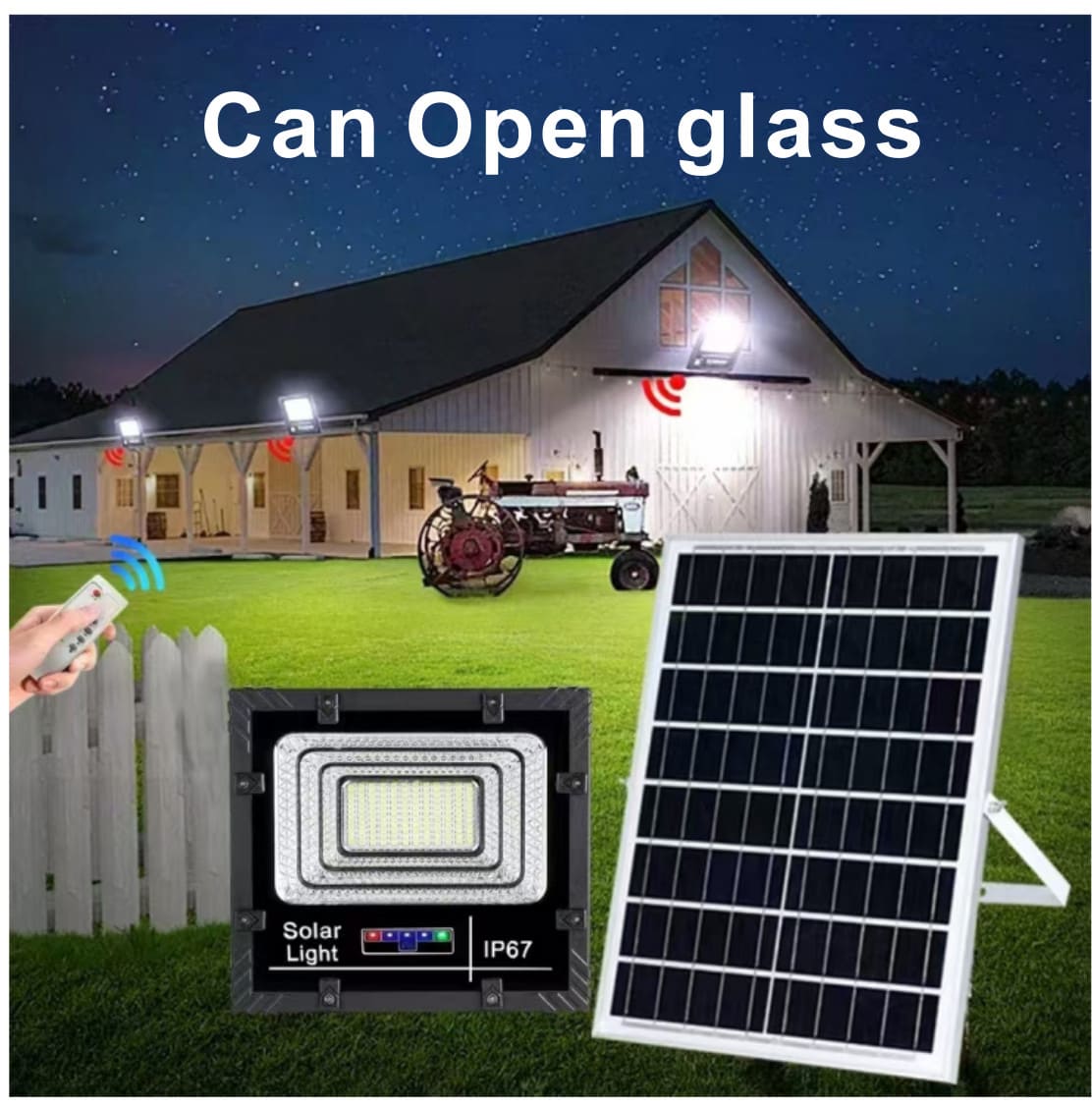Solar Flood Light — LED Solar-Powered Outdoor Floodlight - Image 2