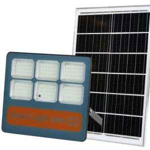 RA Solar LED Outdoor Lamp — High-Power Solar LED Floodlight with Aluminum Housing (6-Panel Design)