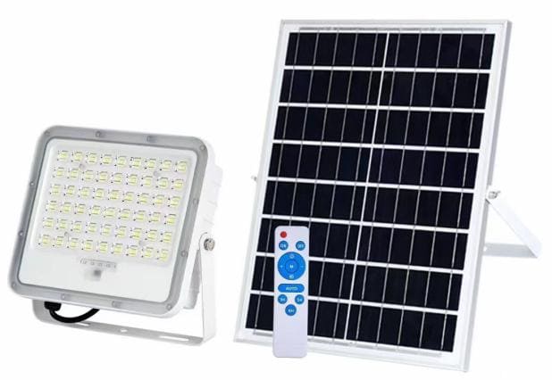RA Solar LED Outdoor Lamp with Intelligent Light Control — Aluminum Housing High-Power Solar LED Floodlight with Remote - Image 2