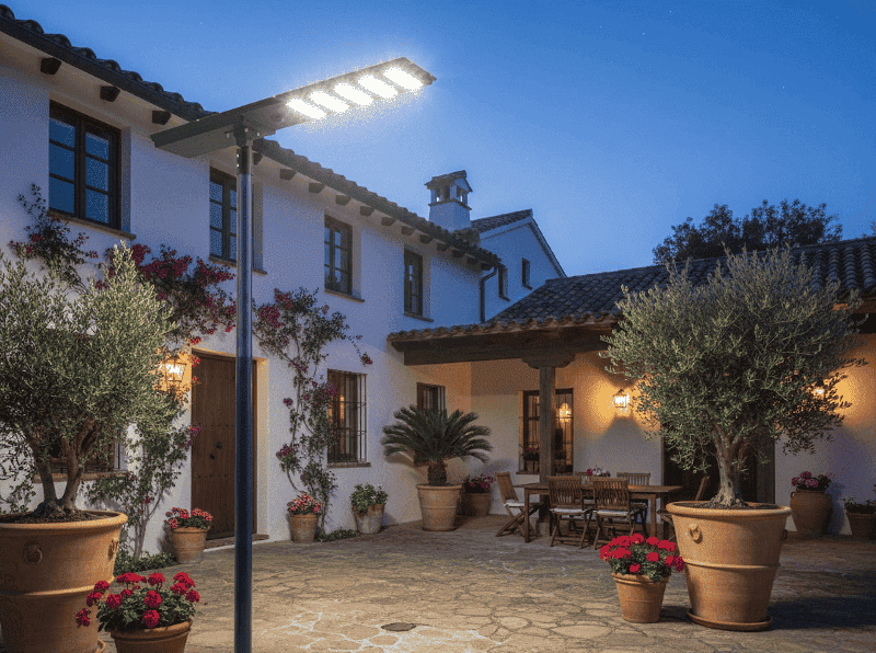 outdoor solar lamp